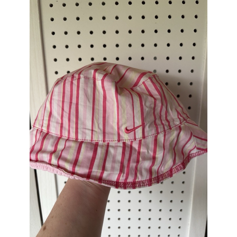 NIKE Toddler Girl 2-4 Reversible Pink Bucket Beach Summer Sunhat *No Size Tag*